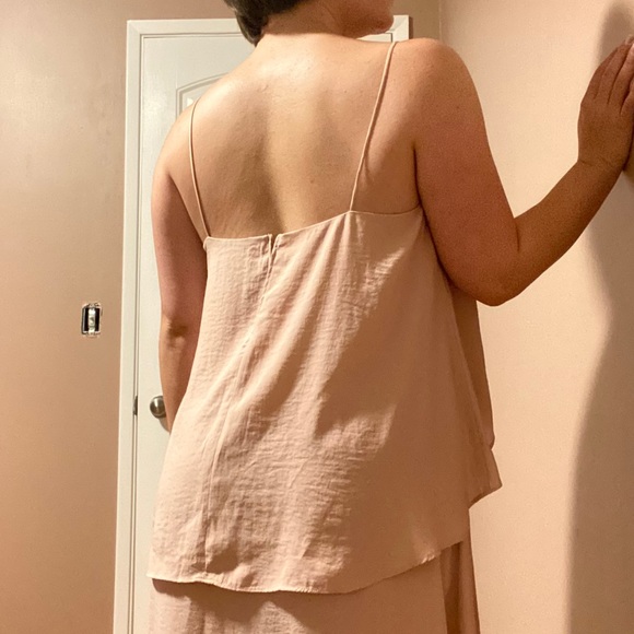 BANANA REPUBLIC Satin Maxi Dress (size 14) - Picture 3 of 7